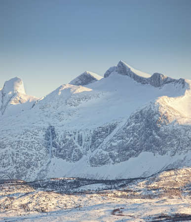 Photo of sunset North of the Polar Circle