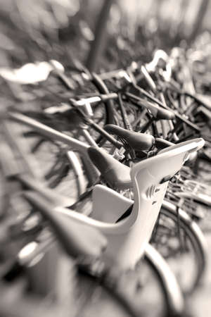 bikes - with space for a babyの写真素材
