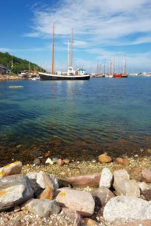 boats in summertime - Denmarkの写真素材