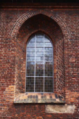 A very old church wallの写真素材