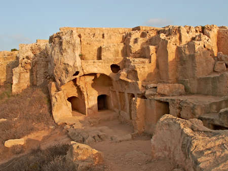 Archaeological locality in Pafos, Cyprus の写真素材