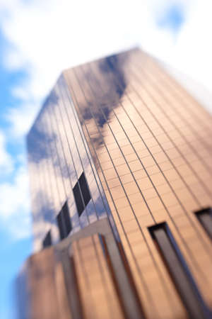 Skyscrapers - lens blurred, illustrative imagesの写真素材