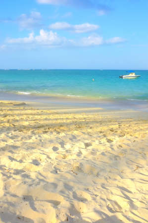 A photo of  beach of  Paradise - Lanikai Beach, Oahu, Hawaiiの写真素材