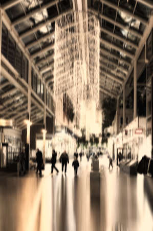 A photo of  City life New York - motion and lens blurredのeditorial素材