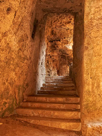 A photo of the Tombs of the Kings (Paphos) Cypresのeditorial素材