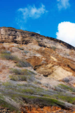 a photo of the Dead volcano Koko Head, Oahu, Hawaii