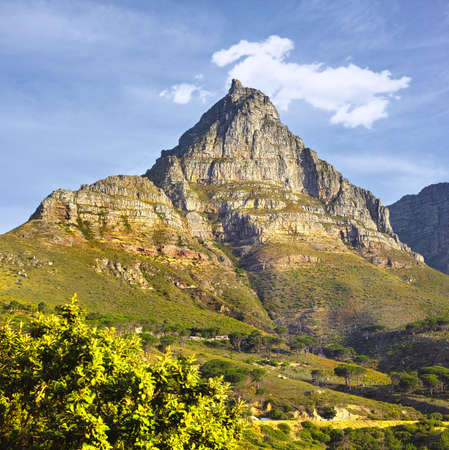 A photo  of Table Mountain, Cape Town, South Africaの写真素材