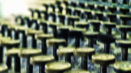 Grunge - A photo of a very old typewriterの写真素材