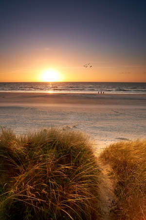 Autumn landscape in Denmarkの写真素材