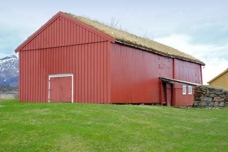 A photo of Old country houses in Norwayのeditorial素材