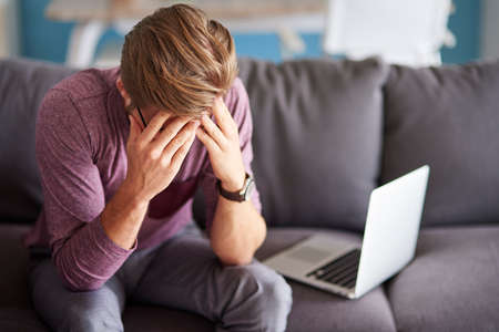 Man has serious problems with business