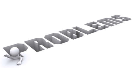 help needed in a problem situation. isolatedの写真素材