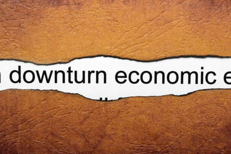 economic downturnの写真素材