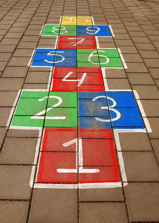 Hopscotchの写真素材