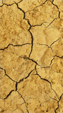 Dry and cracked earth background. Global warming concept. Global warming.の写真素材
