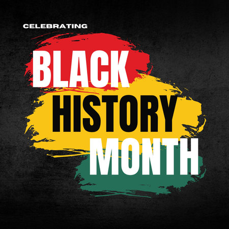 Black History Month. Grunge background. Vector Illustration.の写真素材