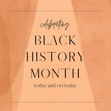 Black history month text on abstract watercolor background. Black history month vector illustration.の写真素材