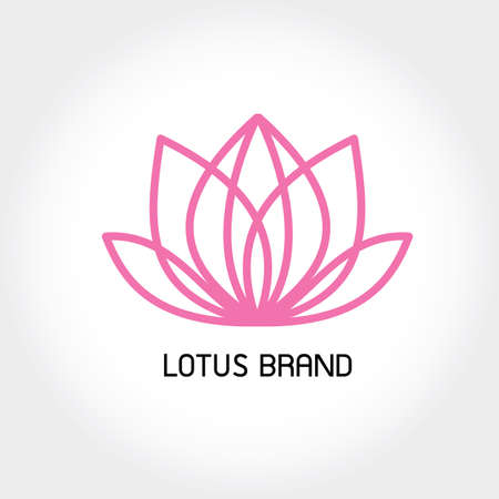 Lotus design icon, vector illustrationのイラスト素材