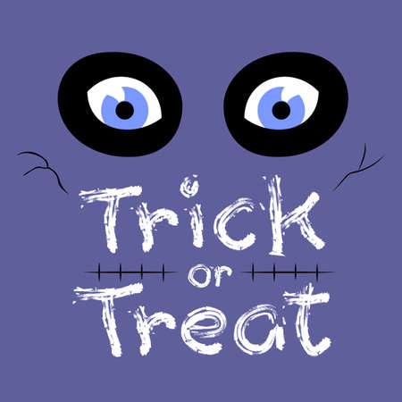 Halloween Party Banner, Zombie.のイラスト素材