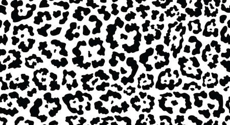 Leopard seamless patern. Wild animal print, vector illustration.のイラスト素材