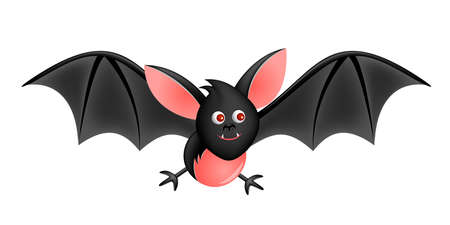 Cute cartoon cat character. Happy halloween day. Vector illustration.のイラスト素材