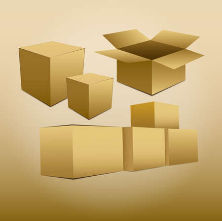 Boxのイラスト素材