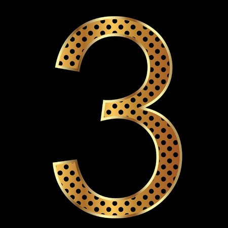 Number three tiger style collectionのイラスト素材