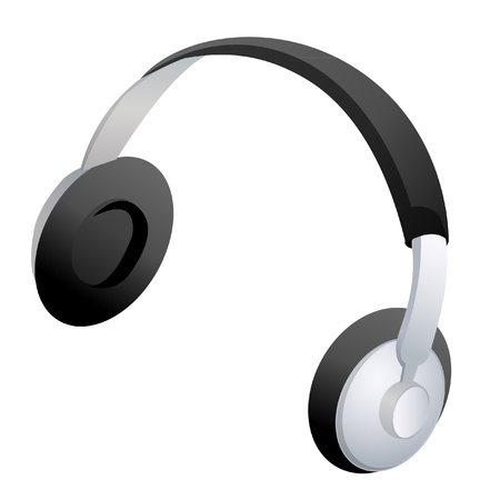 Headphones icon vector stock のイラスト素材