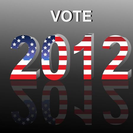 Vote USA Presidential Election 2012 のイラスト素材