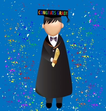 Graduation congrats grad  vectorのイラスト素材