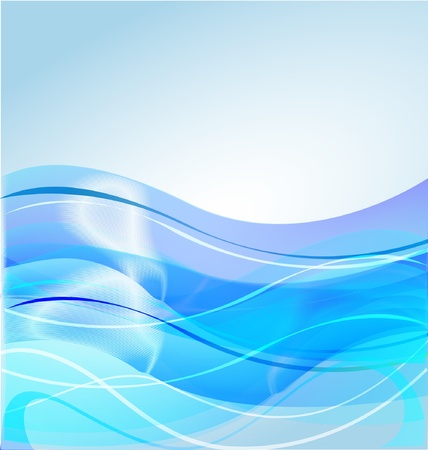 Water waves blue background designのイラスト素材