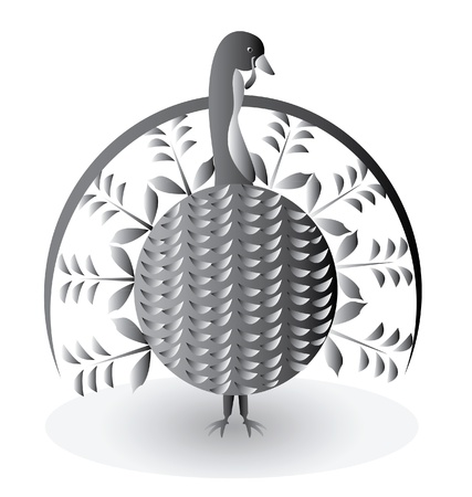 Turkey bird for thanksgiving day のイラスト素材