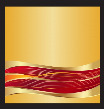 Gold background template vectorのイラスト素材