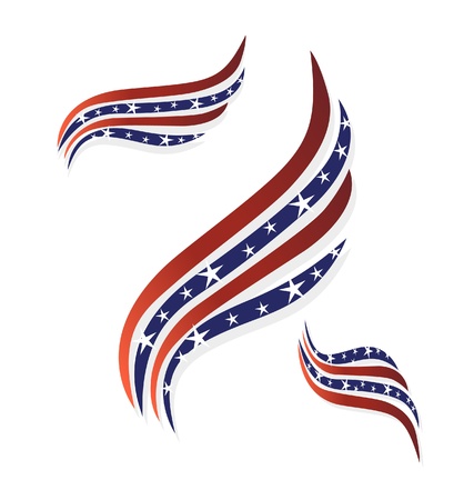 USA flags symbol iconのイラスト素材