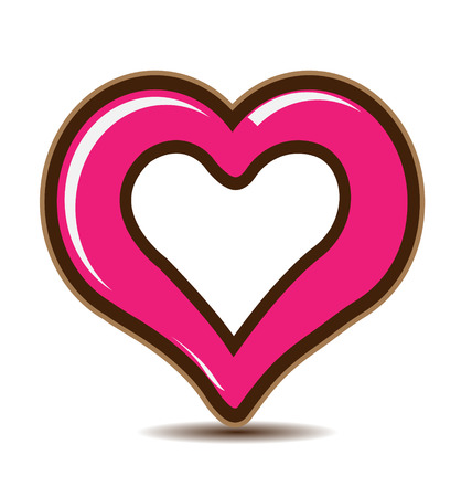 Valentines Day Heart icon vectorのイラスト素材