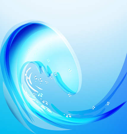 Splash beach water abstract background vectorのイラスト素材