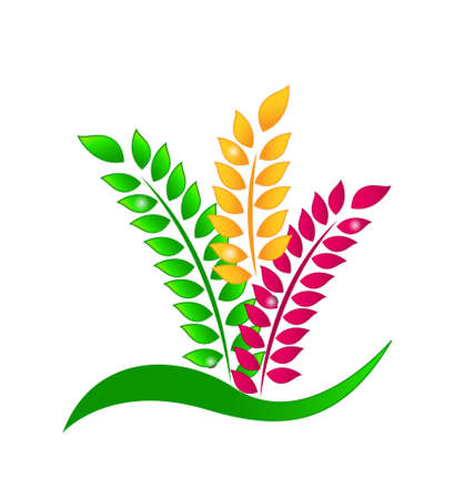 Leafs ecology conceptのイラスト素材