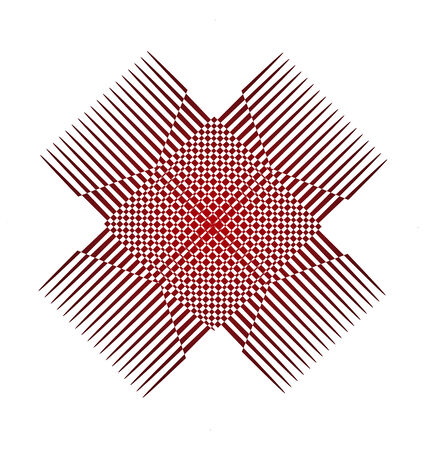 Abstract red graphic application icon vector のイラスト素材