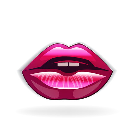 Sexy woman lipsのイラスト素材
