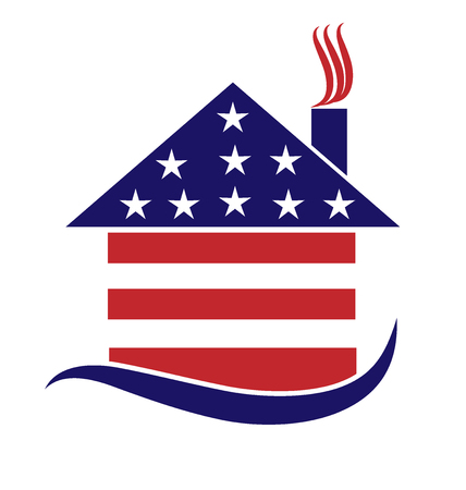 Patriotic houseのイラスト素材