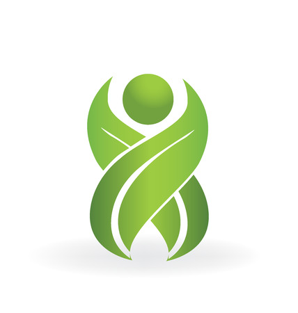 Healthy life logo health spa  vector symbolのイラスト素材