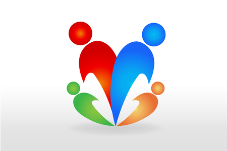 Family logo vectorのイラスト素材