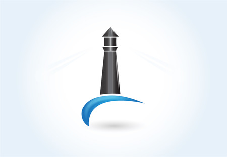 Lighthouse illustrationのイラスト素材