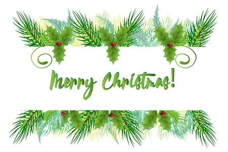 Christmas card banner vector image designのイラスト素材