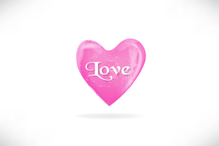 Valentines love heart background vector designのイラスト素材