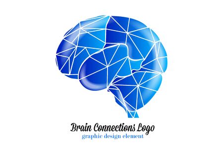 Brain connections id card vector imageのイラスト素材