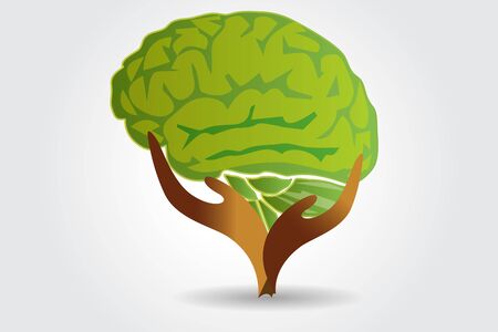 Brain vector imageのイラスト素材