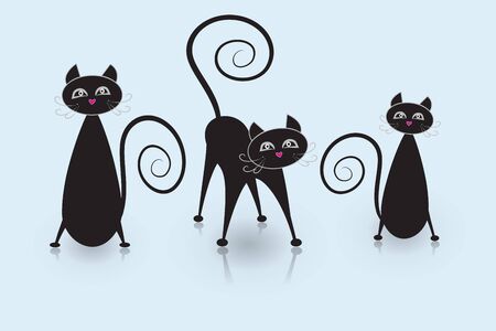 Cat vector id card imageのイラスト素材