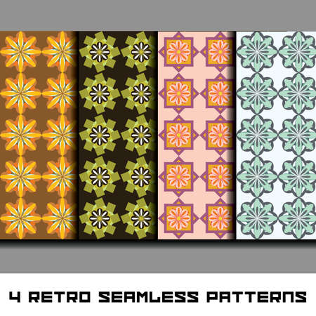 retro patternsのイラスト素材