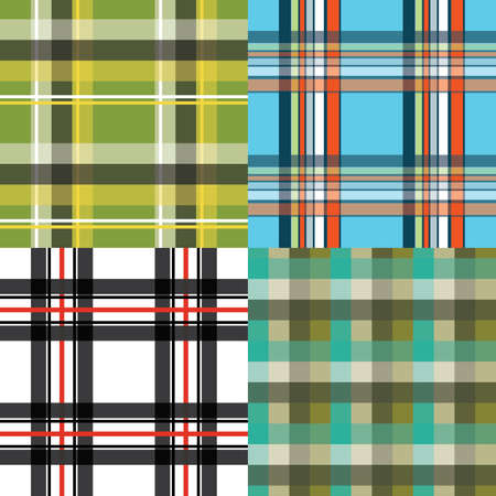 seamless patterns - textile textureのイラスト素材